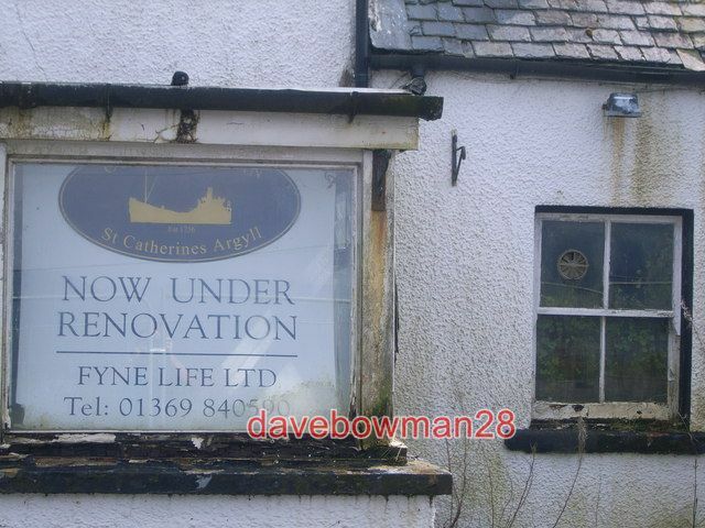 PHOTO  THE OLD FERRY INN - CLOSEUP OF RENOVATION