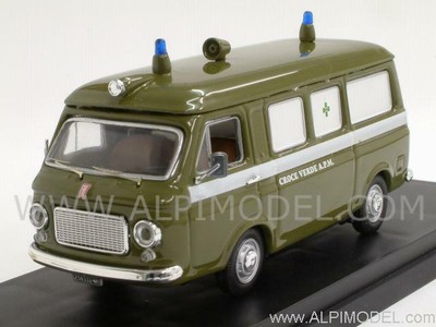 Fiat 238 Ambulance ''Croce Verde A.P.M.'' Milano 1:43 RIO 4204