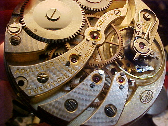 16s Swiss high grade 21J OF pocket watch movement