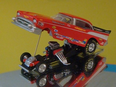 Tom ''The Mongoose'' McEwen 1957 57 Chevrolet Bel Air Funny Car 1/64 Limited Edt D
