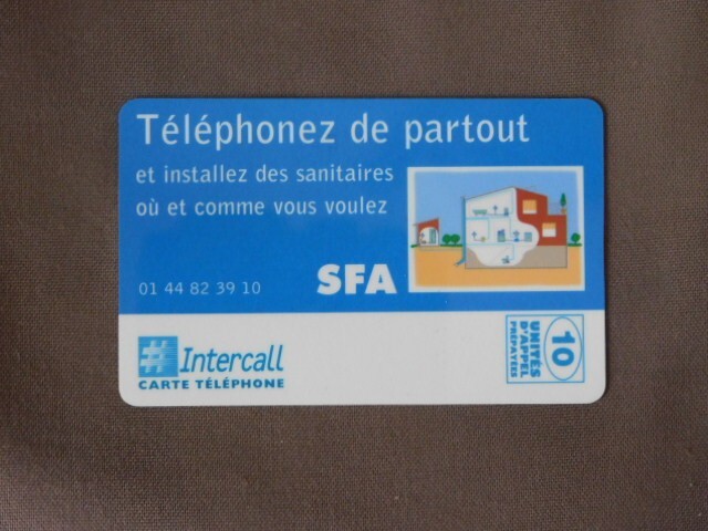 Prepaid Kaart Gebruikt Frankrijk - Intercall / Sfa  Opl 5000