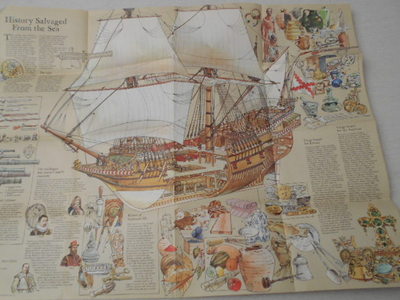 1977 MAP COLONIZATION AND TRADE IHN THE NEW WORLD NATIONAL GEOGRAPHIC (6)