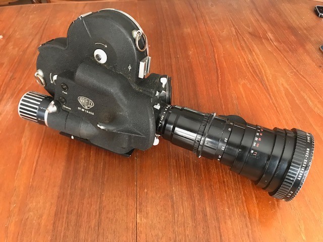 ArriflexARRI 16Se 16mm w/Angenieux Lens 12/240mm zoom. Not known if camera works