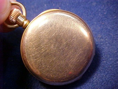 vintage 35mm gold filled Lancashire Watch Co OF pendant watch SCARCE runnable