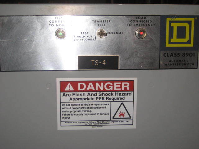 SQUARE D AUTOMATIC TRANSFER SWITCH 70 AMP 480 VOLT (A1)