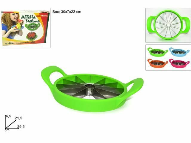 Taglia Melone Affetta Angurie Anguria Lame Acciaio Inox 12 Fette Cucina Casa dfh