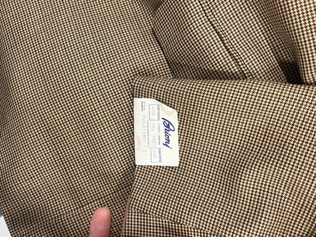 Pre-owned Brioni € 1880  Blazer Beige Man Made In Italy Tailor Made Wool Size 50 And 56