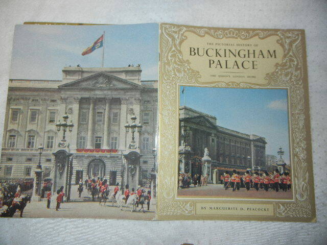 BUCKINGHAM PALACE + TOWER of LONDON BRITISH MONARCHY ROYALTY VINTAGE 1950's  (#2