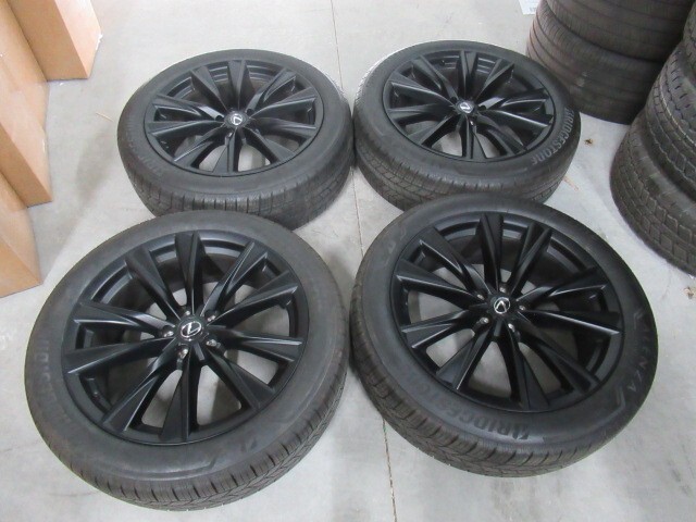 ビ*ル様 新型RX RX350 F SPORTS 純正ホイール　21インチ 新車外し 美品】レクサス RX350 Fスポーツ 純正 21in 8J +40
