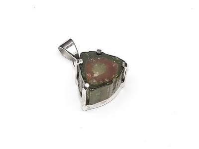 Watermelon Tourmaline Pendant Top No.82 1 point 60 14 TRMC PT82