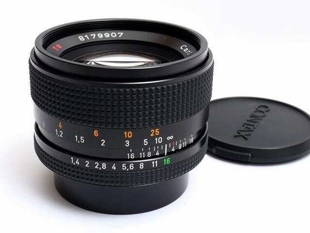 コンタックスCarl Zeiss Planar T* 50mm F1.4 MMJ Contax Carl Zeiss Planar T* 50mm F1.4 MMJ Standard Prime