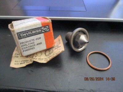 NEW DeVilbiss AV-641-EX Fluid Tip and Gasket for Spray Gun
