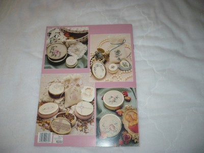 1988 LINEN BASIC  leisure arts leaflet # 1695 cross stitch