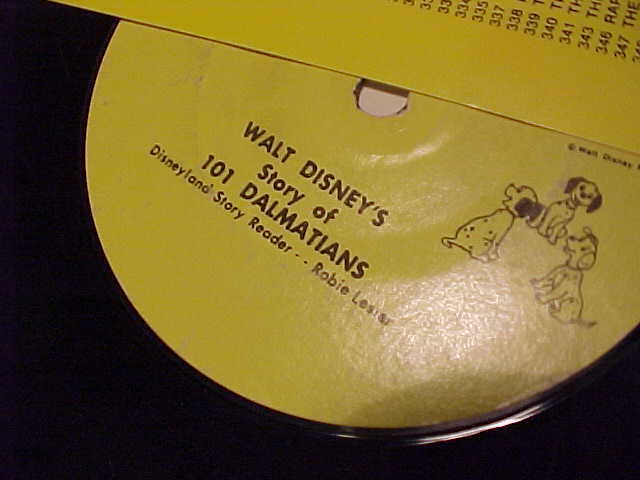Walt Disney's Story Of 101 Dalmatians - 24 Page Read-Along Book And Record