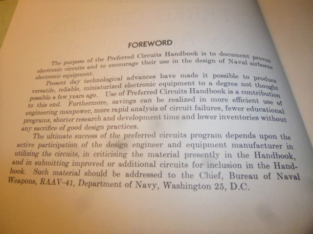 1960 NAVAL WEAPONS AERONAUTICAL ELECTRONIC EQUPT. HANDBOOK 150pp. FREE SHIPPING