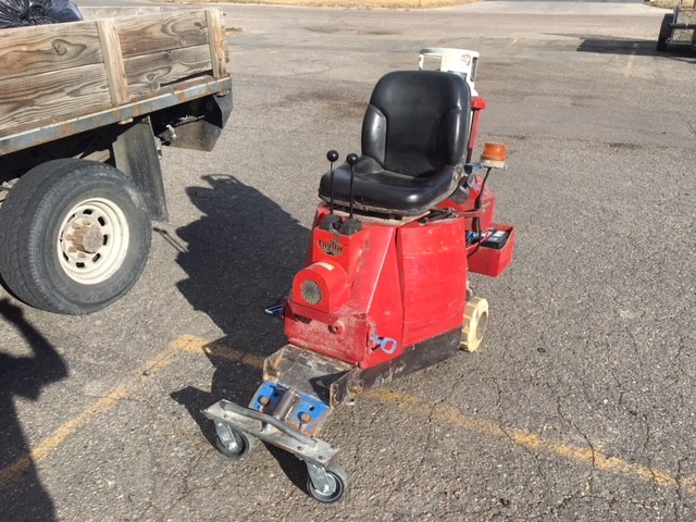 Taylor Bronco propane Ride on Floor Scraper / Stripper For Sale