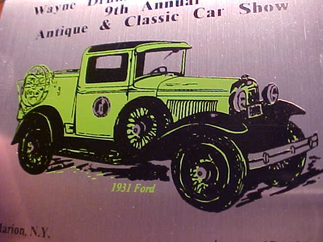 1986 Wayne drumlins Region 9th Annual Antique & Classic Car Show MARION N.Y.