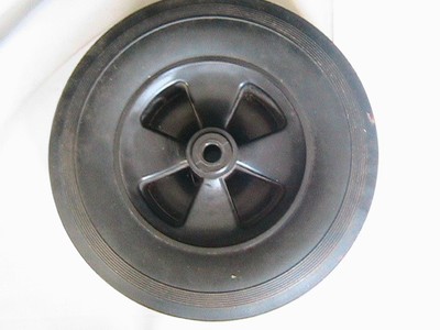1  Rubber tires and plastic rim wheel  12
