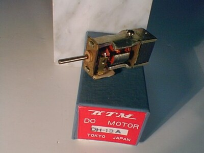 1/24 KTM DH-13A small 8V Pittman style inline slot car motor NEW OLD STOCK MM