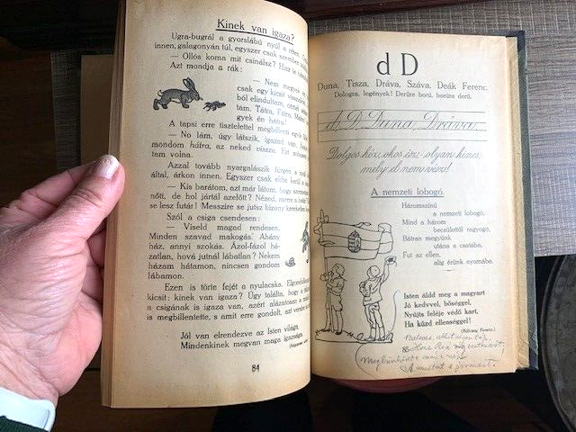 1925 Hungary/Hungarian School Lesson Book Betu Orszag Good Used Condition