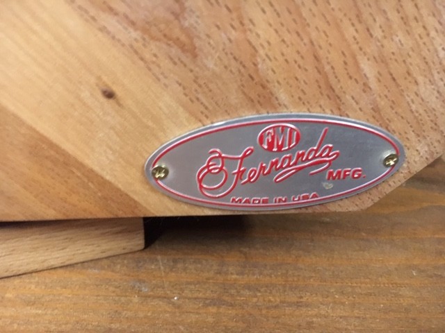 Fernanda swivel knife block OAK LIGHT USE 22 SLOTS Nice! kitchen cutlery acc.