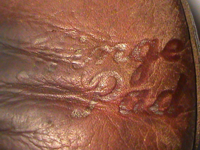 Vintage 1950s Denkert Eddy Fitz Gerald Leather Baseball Glove Catchers Mitt