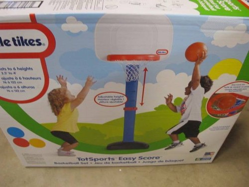 LITTLE TIKES 612329T TOT SPORTS EASY SCORE BASKETBALL KIDS CHILDS HOOP FUN SET
