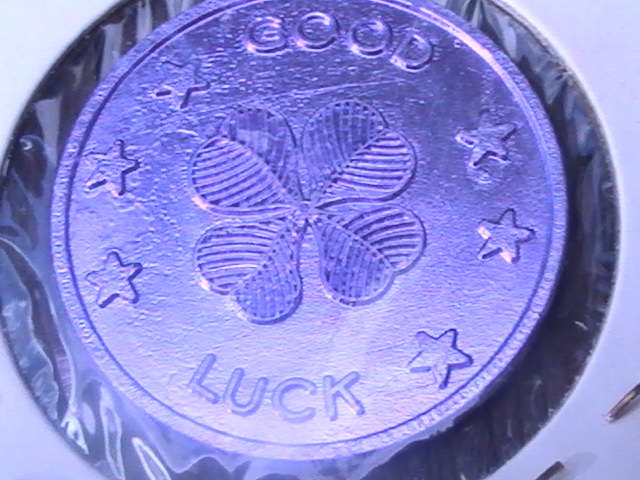 TOKEN WILDWOOD ALBERTA CANADA BINGO ELKS BINGO VIOLET PURPLE 1991 50 CENTS