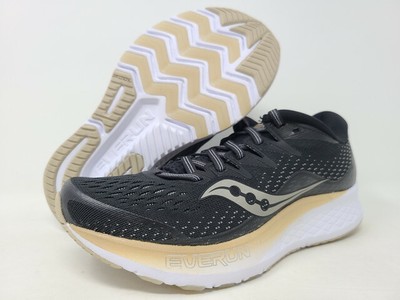 

Женские беговые кроссовки Saucony Ride ISO 2, черный/золотой, 5 B(M) США, Black/gold