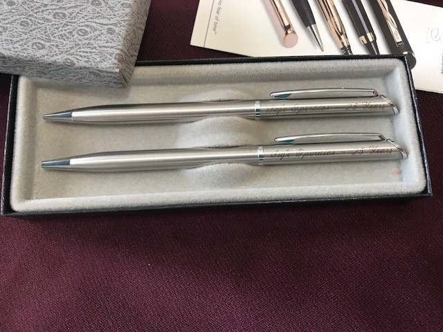 Quill Pen & Pencil Set with Original Box, Vintage