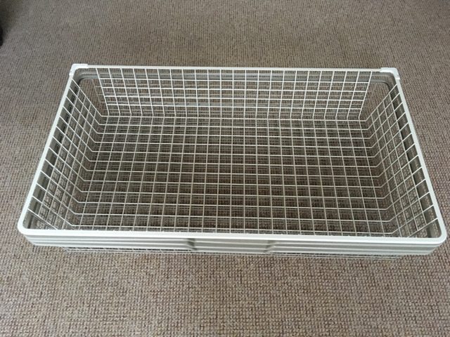 4 X Komplement Wire Baskets To Fit Ikea Pax Wardrobe In