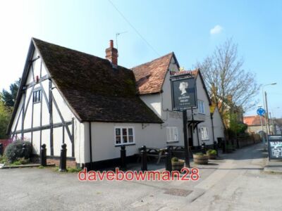 PHOTO  THE QUEENS HEAD CROWMARSH GIFFORD THE LEFT HAND SIDE OF THE BUILDING IS 1