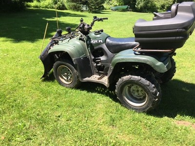 2002 suzuki eiger 400 4x4 LT-A400FK2 with plow and winch