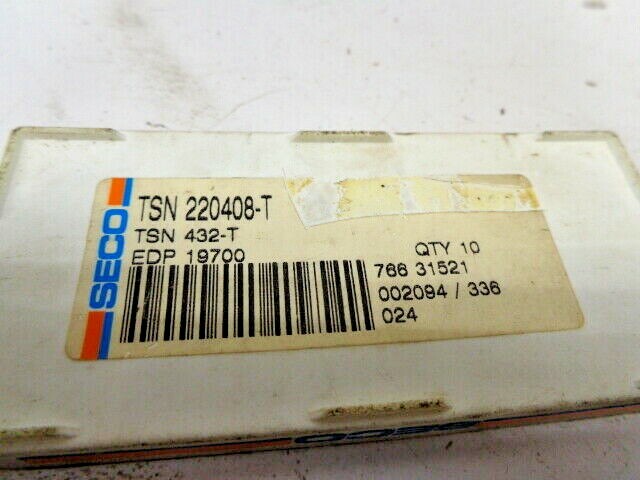 6 NOS SECO TSN 432-T LATHE TOOL HOLDER SHIMS    STK 18794