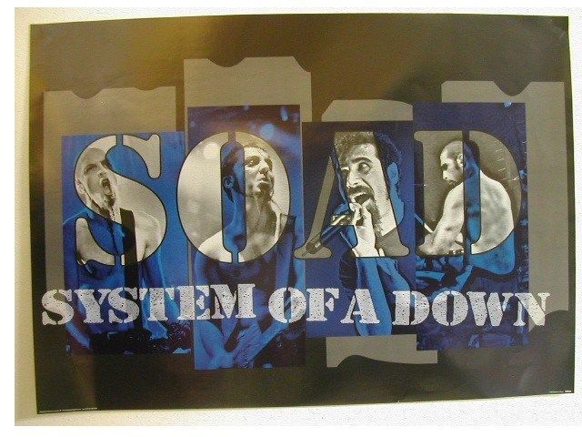 System Of a Down Poster S.O.A.D. Soad Band Shot Promo