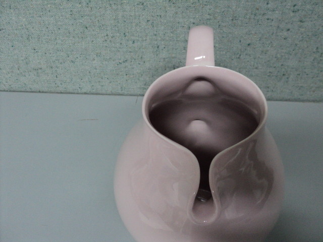 RUSSELL WRIGHT IROQUOIS PINK SHERBERT REDESIGND WATER PITCHER