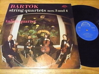 Bartok String Quartets Nos. 3 &4 Talich Quartet Supraphon Czech 11113026