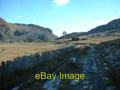Photo 6x4 Old quarry track Tanygrisiau This is the line of the tramway fr c2007