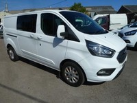 2022 Ford Transit Custom 2.0 EcoBlue 130ps Low Roof D/Cab Limited Van PANEL VAN 