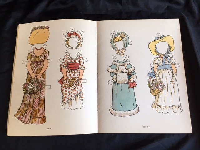 1981 Kate Greenaway Paper Dolls, By Kathy Allert, EXCELLENT CONDITION