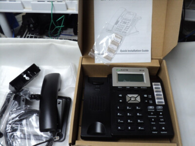 NEW--Zultys 33i IP Phone with Stand and Wall Bracket Warranty Zip VoIP Black