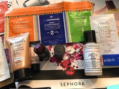 Sephora Smashbox Sally Hansen Ole Henriksen Origins Marc Jacobs Daisy lip lot