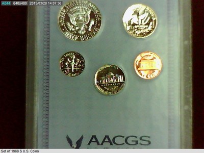 1968 S U.S. Coin set PR 67