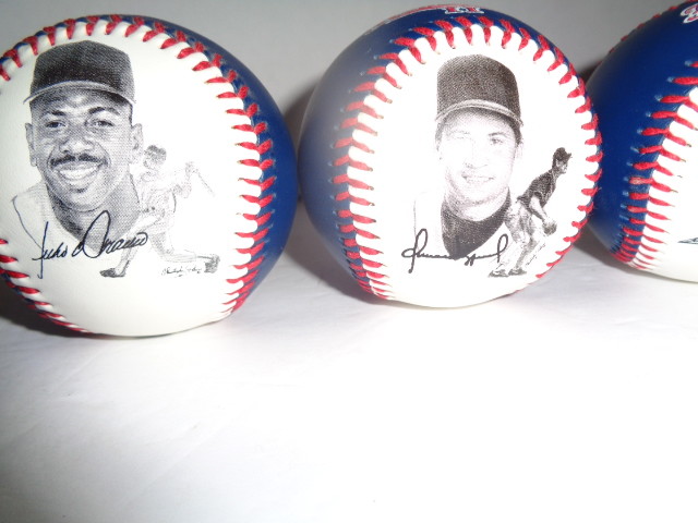 Cleveland Indians Baseballs, Home Town Super Stars, Lot Of 5 New