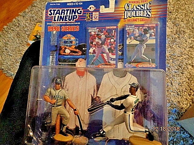1998 starting lineup baseball classic doubles lot of 5 HOF players + 2 Hockey