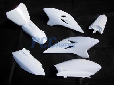 NEW YAMAHA TTR50 TTR 50 PLASTIC FENDERS KIT WHITE M PS59