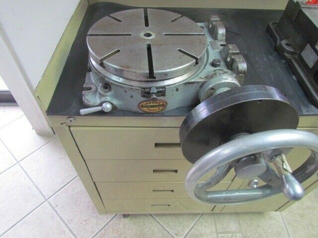 Moore 11" H/v Rotary Table (used For Azimuth Control Setting)      I-788