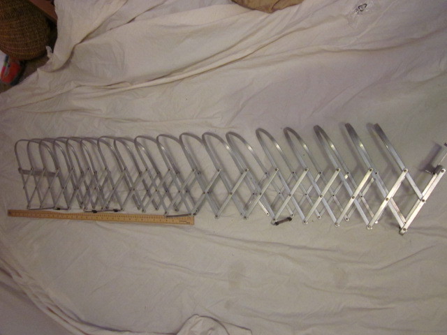 Vintage Aluminum HANDLE TACKY-FINGER EVANS Expanding Filer Sorter Collator