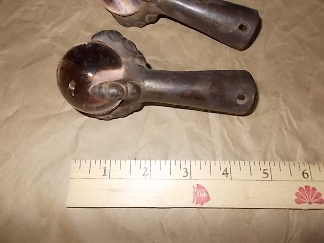 Antique Ball & Claw Foot Hardware Original Patina