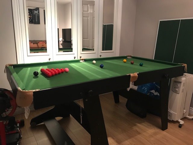 fold up snooker pool table